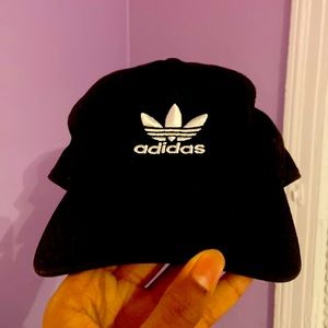 black adidas baseball cap